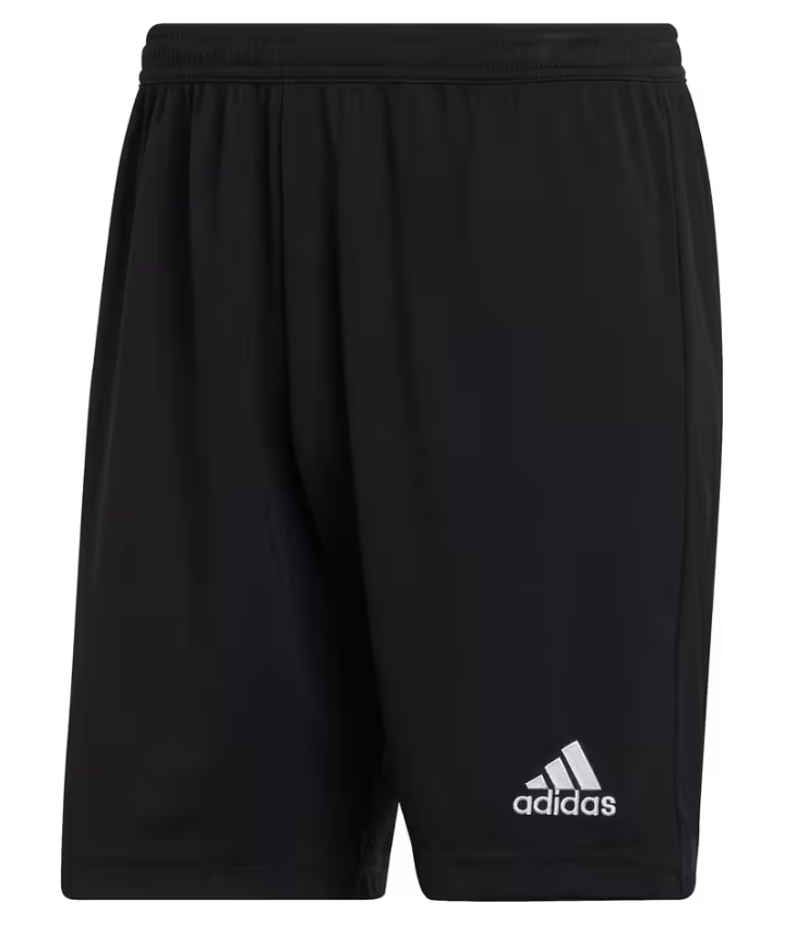 PANTALONCINI ADIDAS NERI LOGO BIANCO