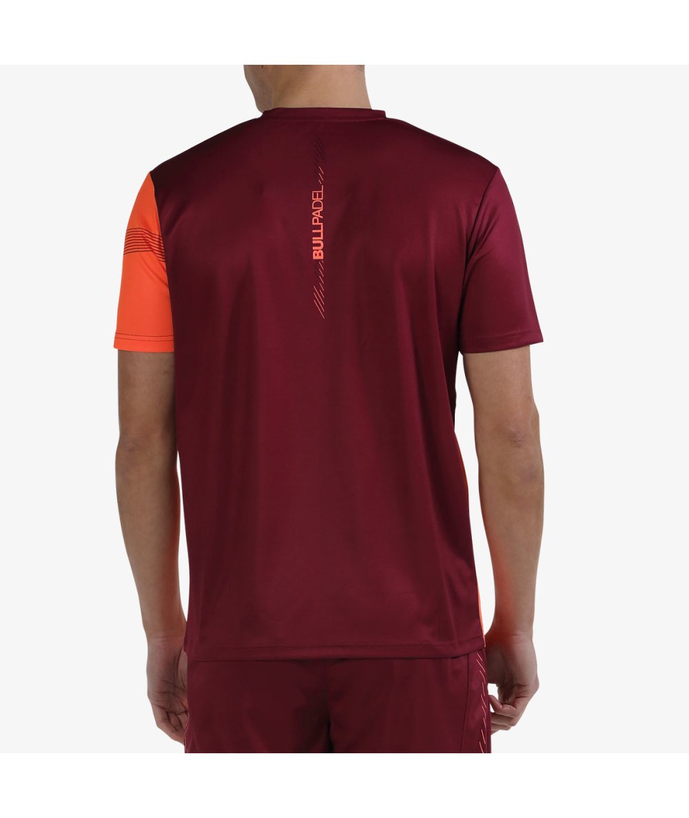 MAGLIETTA BULLPADEL COGUA CORALLO FLUORO