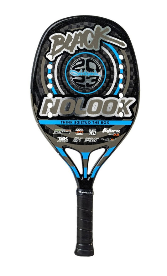 RACCHETTA BEACH TENNIS QUICKSAND -  NO LOOK BLACK 2023