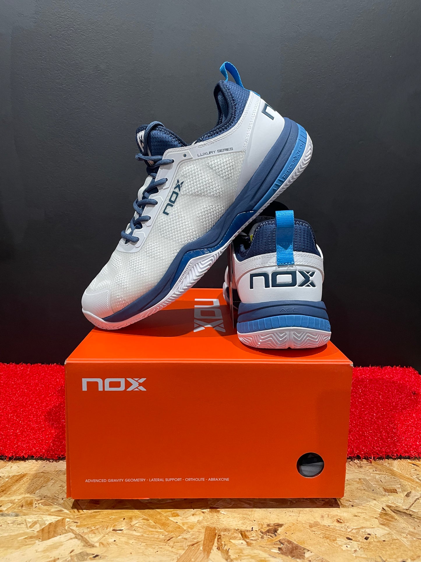 SCARPE NOX NERBO BIANCO BLU