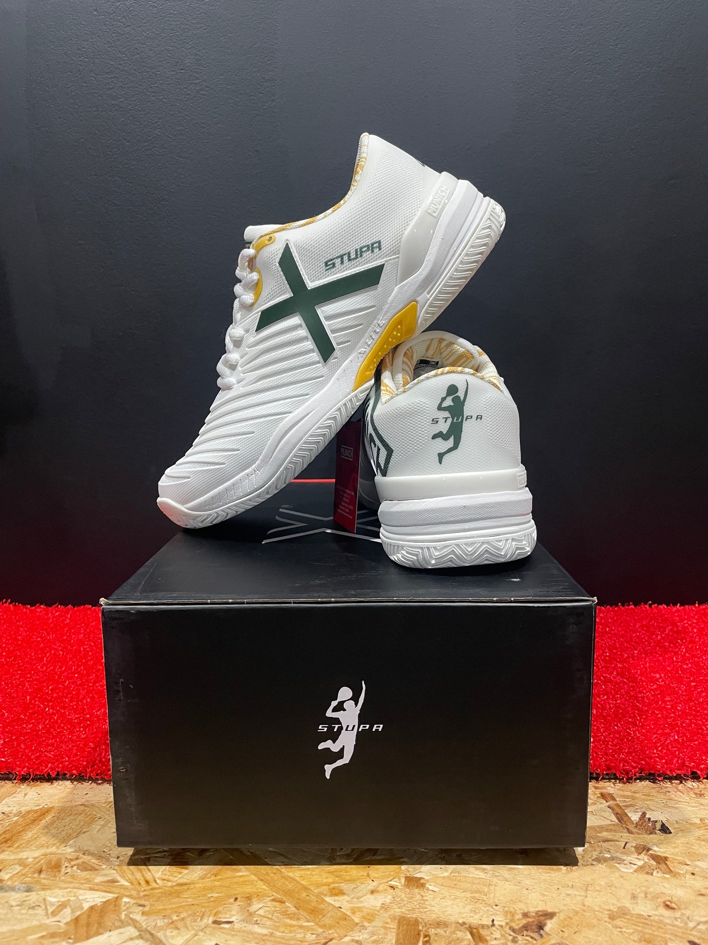 SCARPE MUNICH STUPA PADX 64 BIANCO/GIALLO