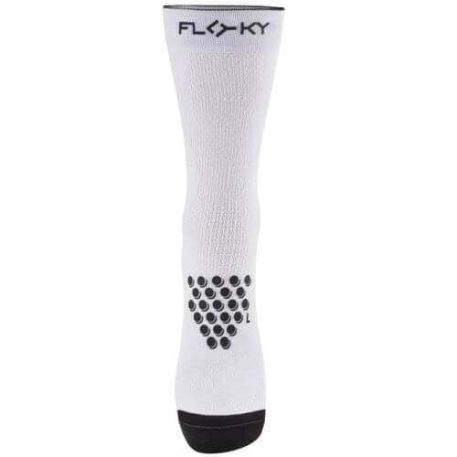 FLOKY S-Mash 2.0 calze biomeccaniche tennis e padel, antiscivolo. Protezione caviglia e tendine d'Achille. (IT, Testo, XS, S, Regular, Regular, Bianco FLOKY S-Mash 2.0 calze biomeccaniche tennis e padel, antiscivolo. Protezione caviglia e tendine d'Achille. (IT, Testo, XS, S, Regular, Regular, Bianco