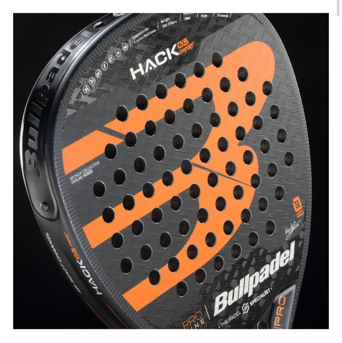 RACCHETTA BULLPADEL HACK 03 COMFORT 2024