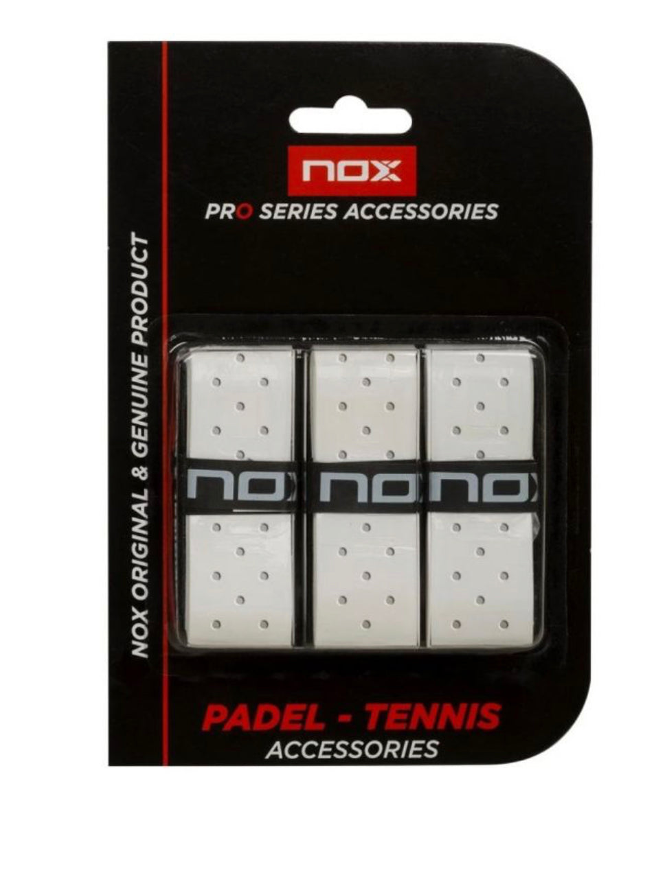 Overgrips Nox Pro Perforato Bianco