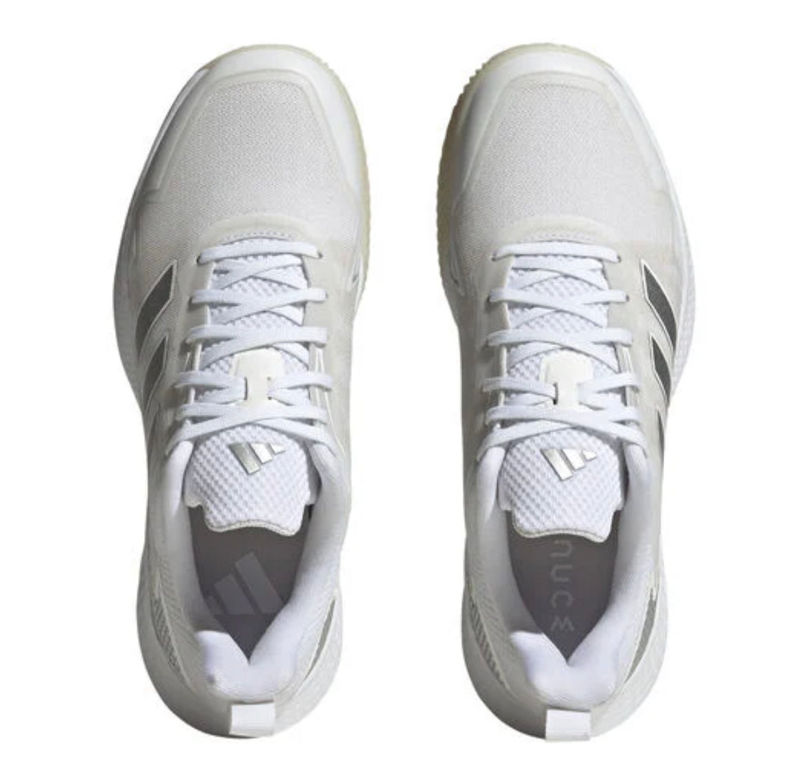 SCARPE ADIDAS DEFIANT SPEED CLAY WHITE - DONNA