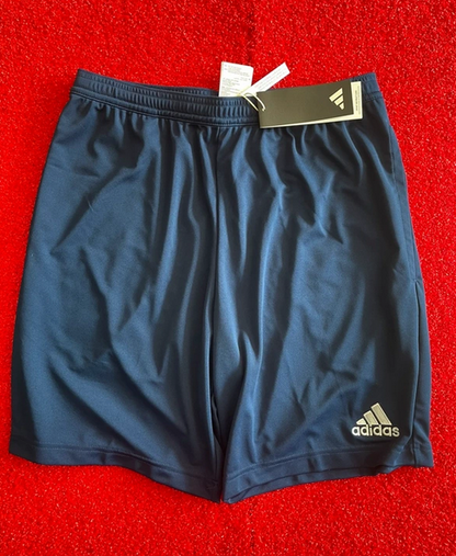 PANTALONCINI ADIDAS BLU LOGO BIANCO