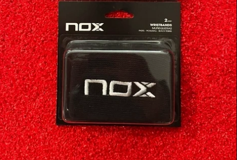 Polsini Nox Nero logo bianco