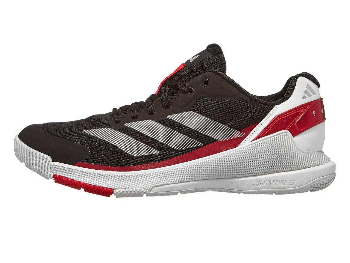 Scarpe da Padel Adidas Crazyquick LS Nero/Silver/Rosso Uomo