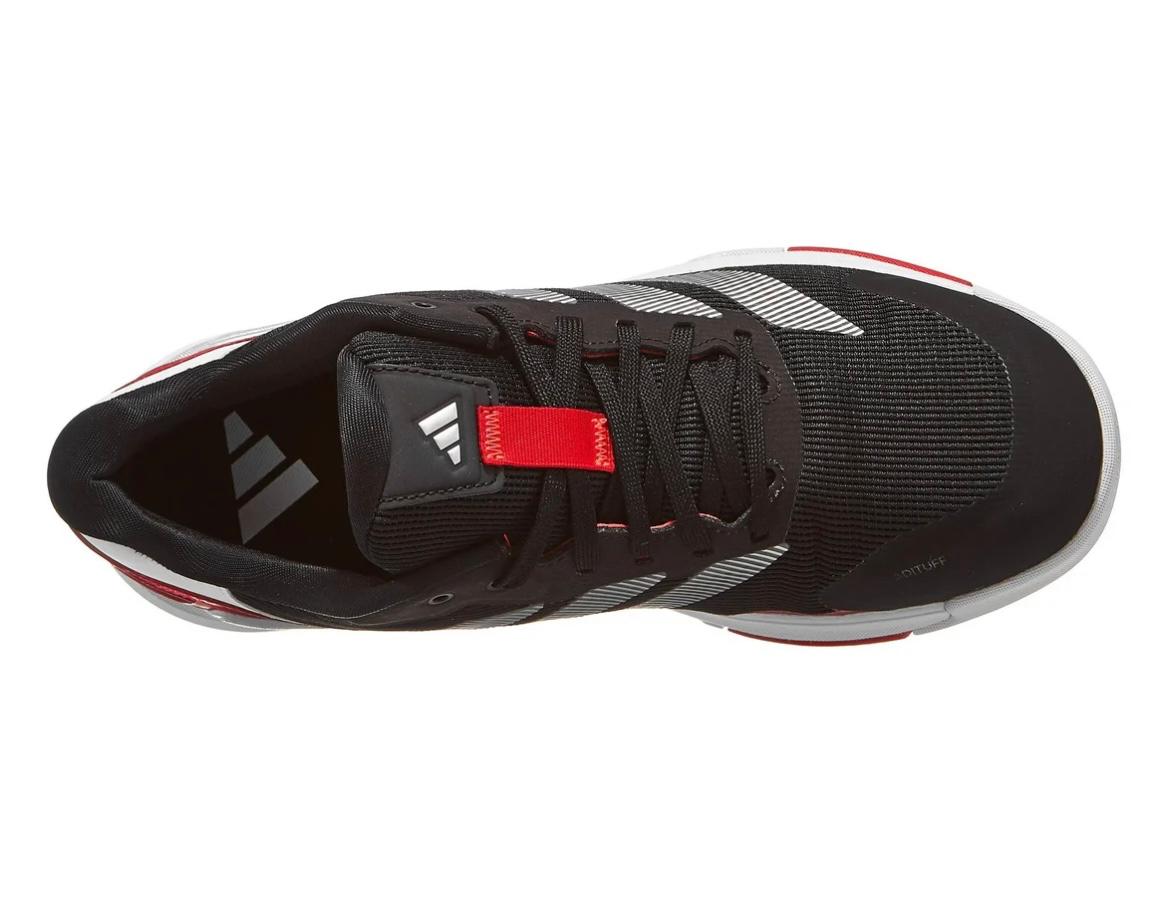 Scarpe da Padel Adidas Crazyquick LS Nero/Silver/Rosso Uomo